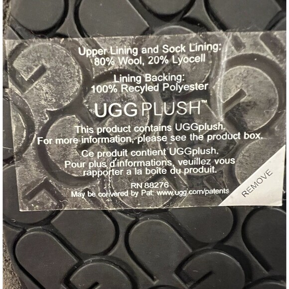 UGG Grey Suede Loafers Leather Cozy Slippers Inside Outside Unisex Sz 4 Eu 36 - Picture 5 of 9